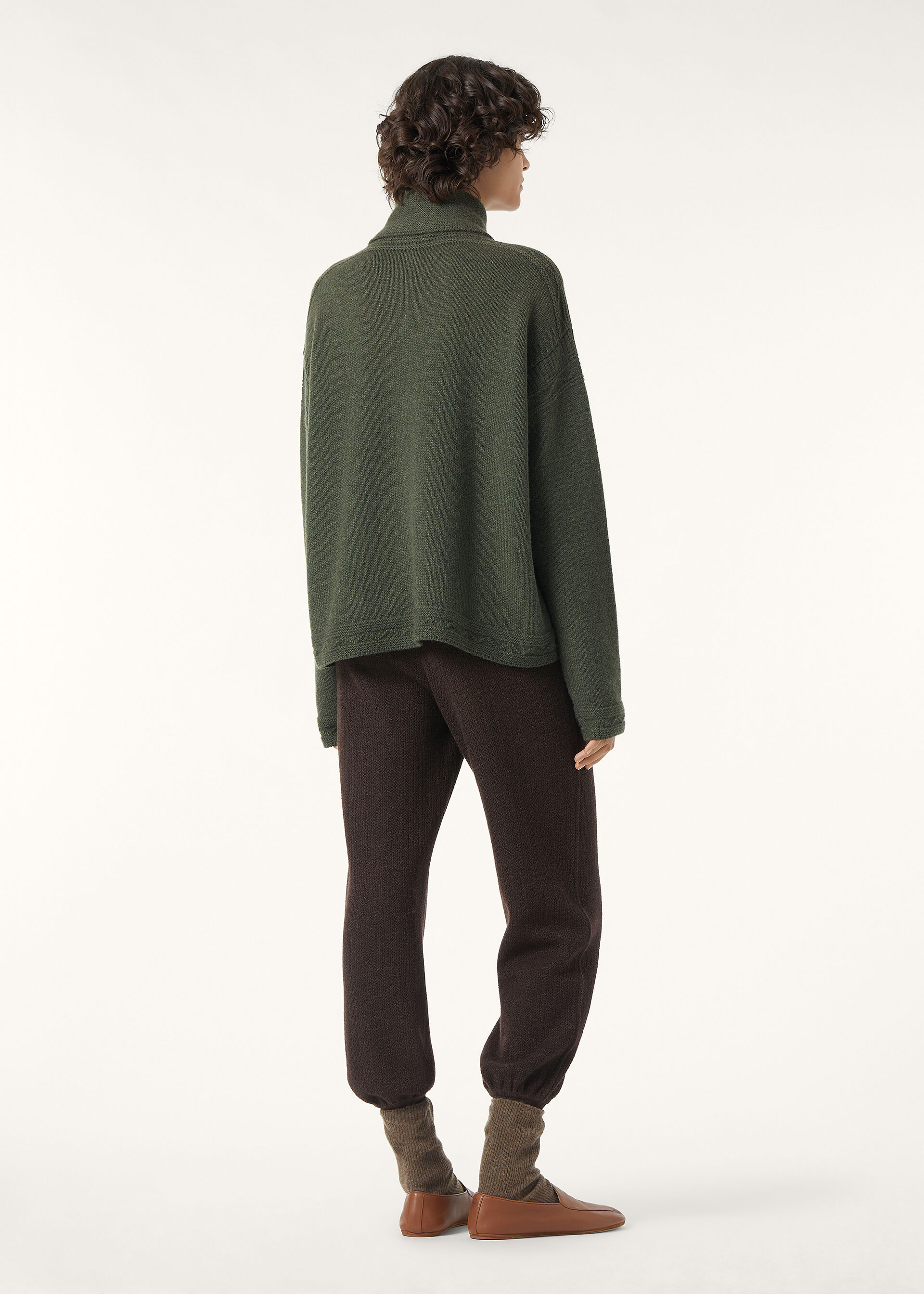 CAREZZA HALF NECK SWEATER CASH GG 5