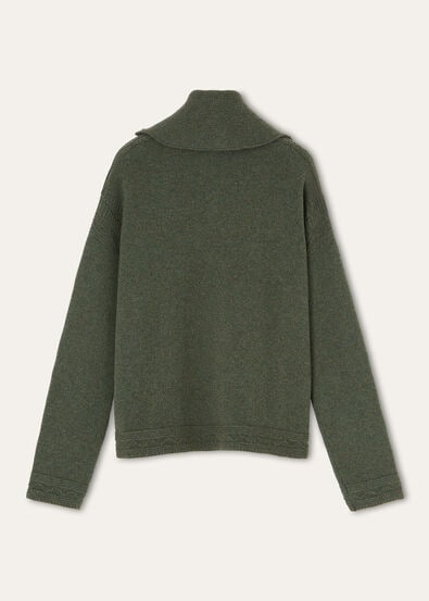 CAREZZA HALF NECK SWEATER CASH GG 5