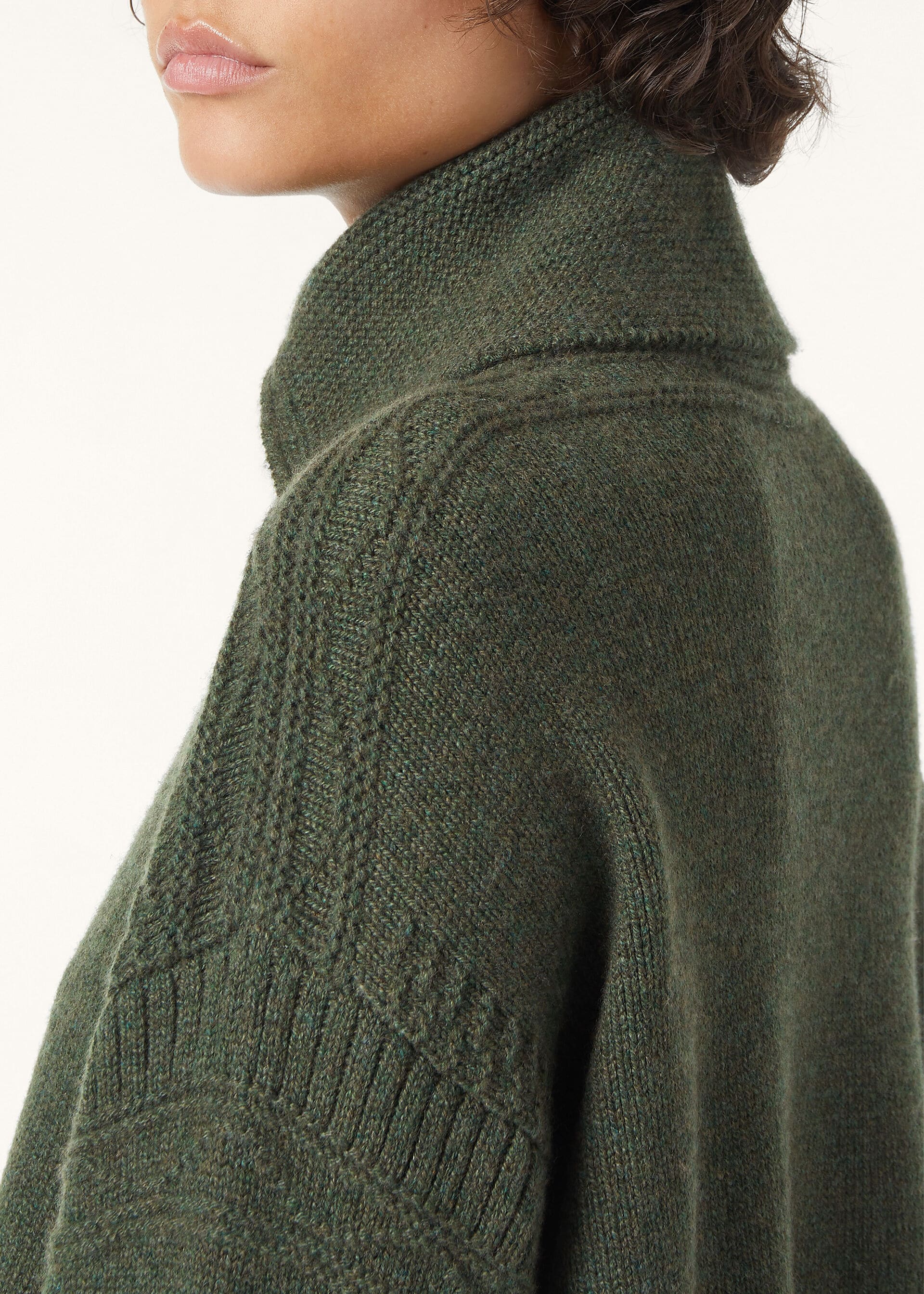 CAREZZA HALF NECK SWEATER CASH GG 5