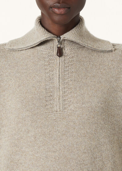 CAREZZA HALF NECK SWEATER CASH GG 5