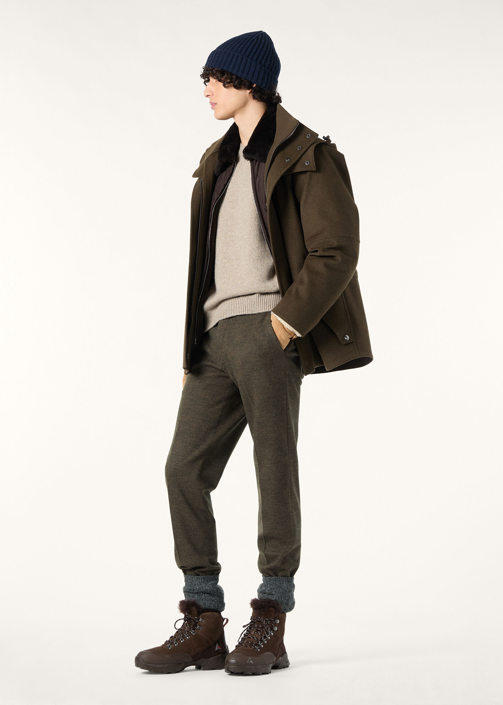 CAREZZA CREWNECK SWEATER CASH GG 5