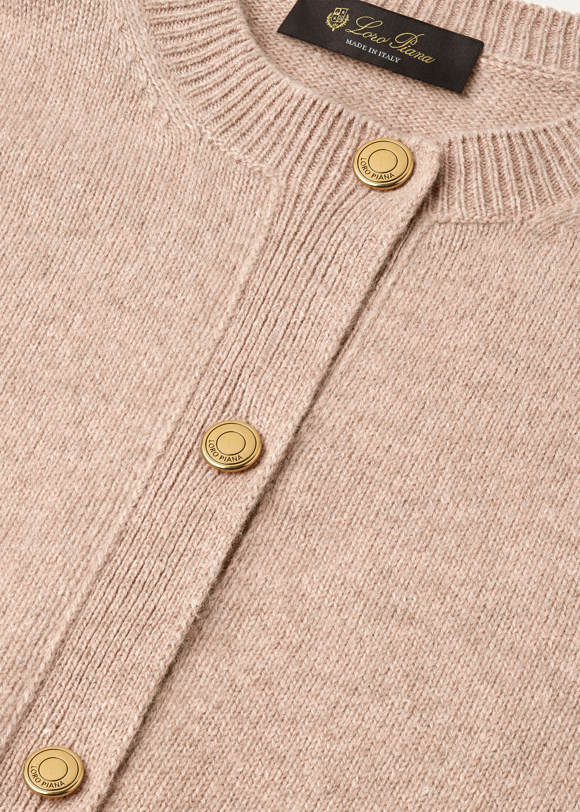 ROSE ISLAND CARDIGAN SWEATER CASH LINEN GG 7