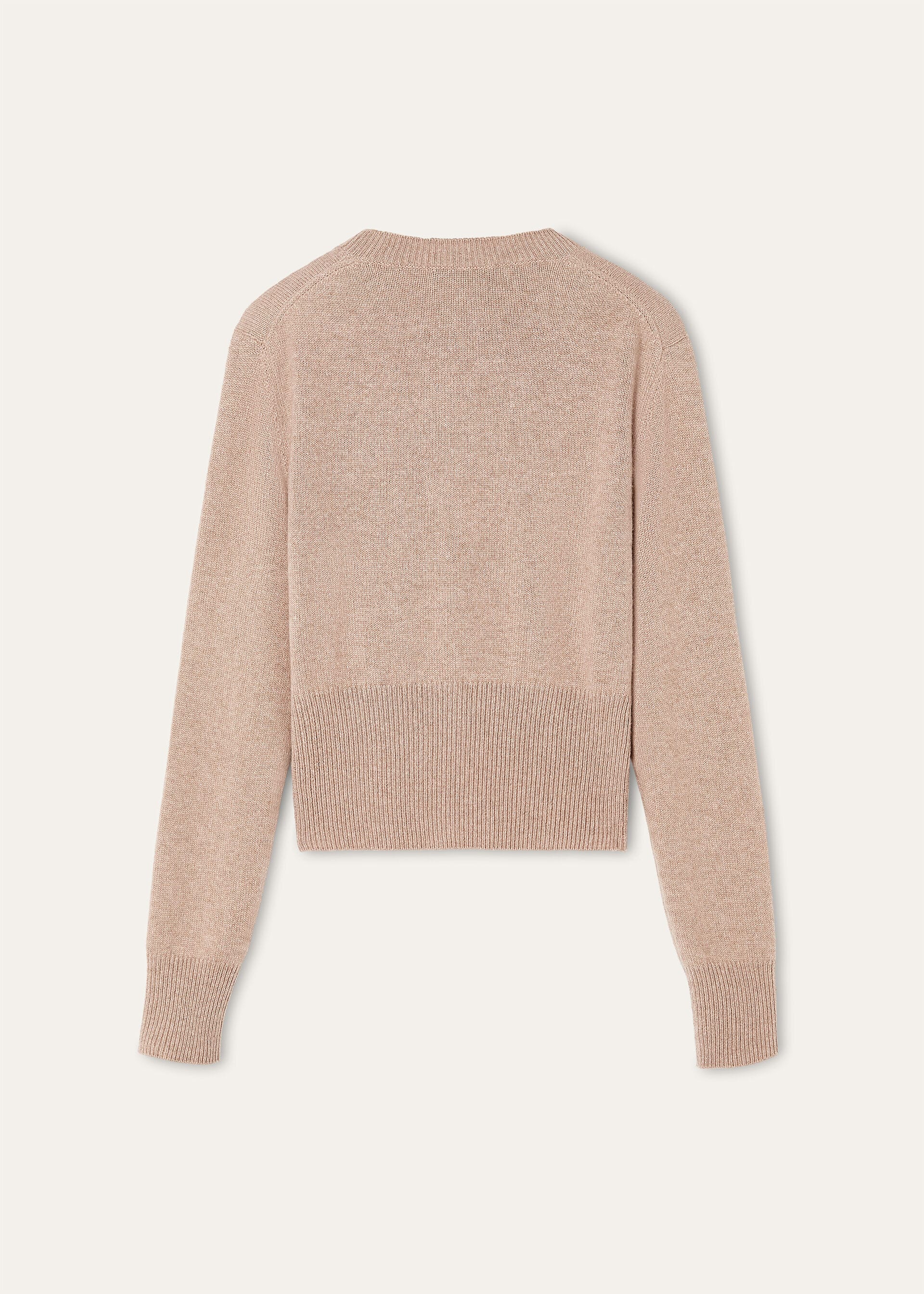 ROSE ISLAND CARDIGAN SWEATER CASH LINEN GG 7