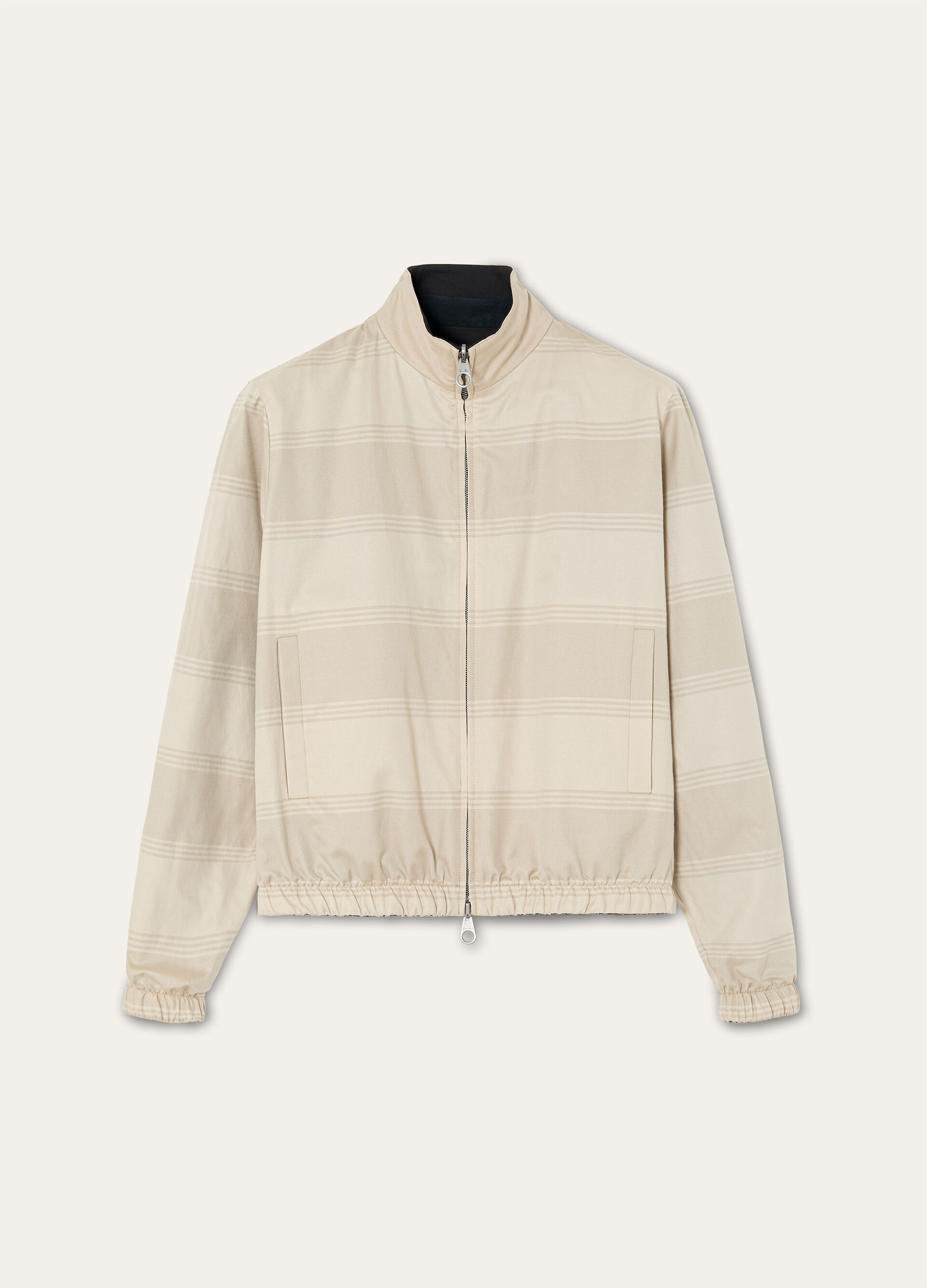 LORO PIANA BOMBER WIND COTTON STRIPE