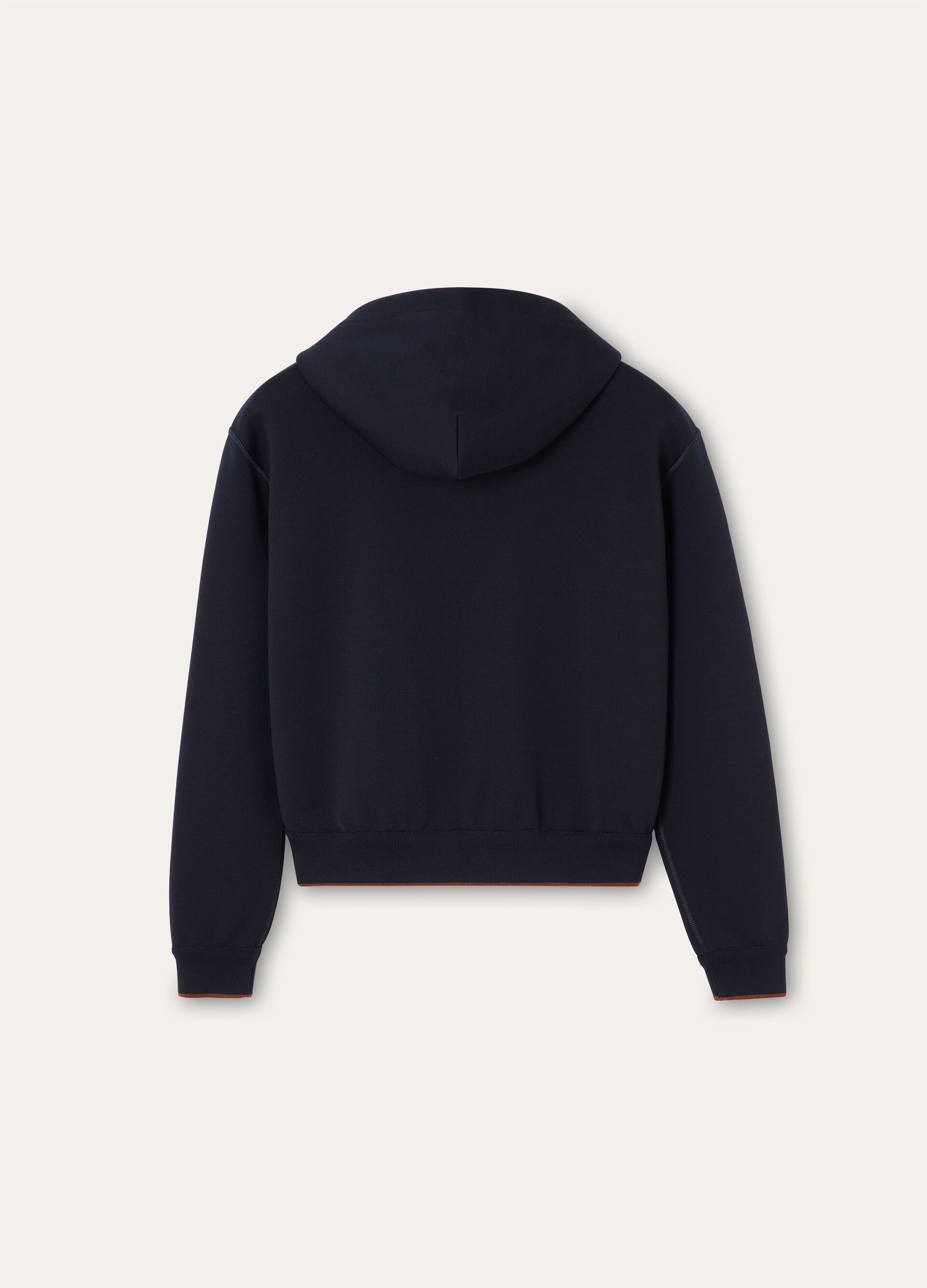 CLEEK HOODED BOMBER WOOL SILK FLEECE