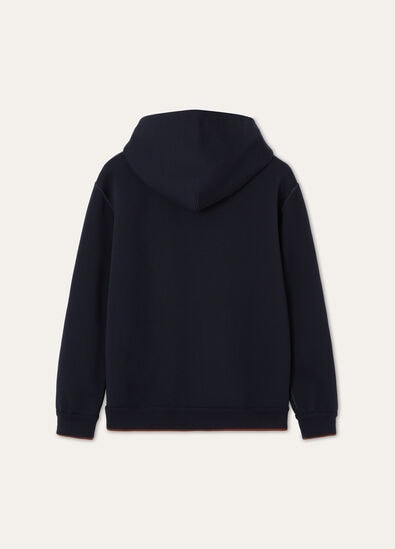 CLEEK HOODED BOMBER WOOL SILK FLEECE