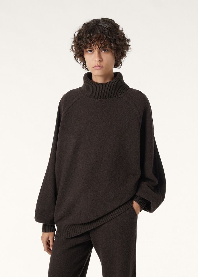 NORTH WOODS HIGHNECK SWEATSHIRT LIGHT NORSE FLEECE_FAP6333_H0LT_3