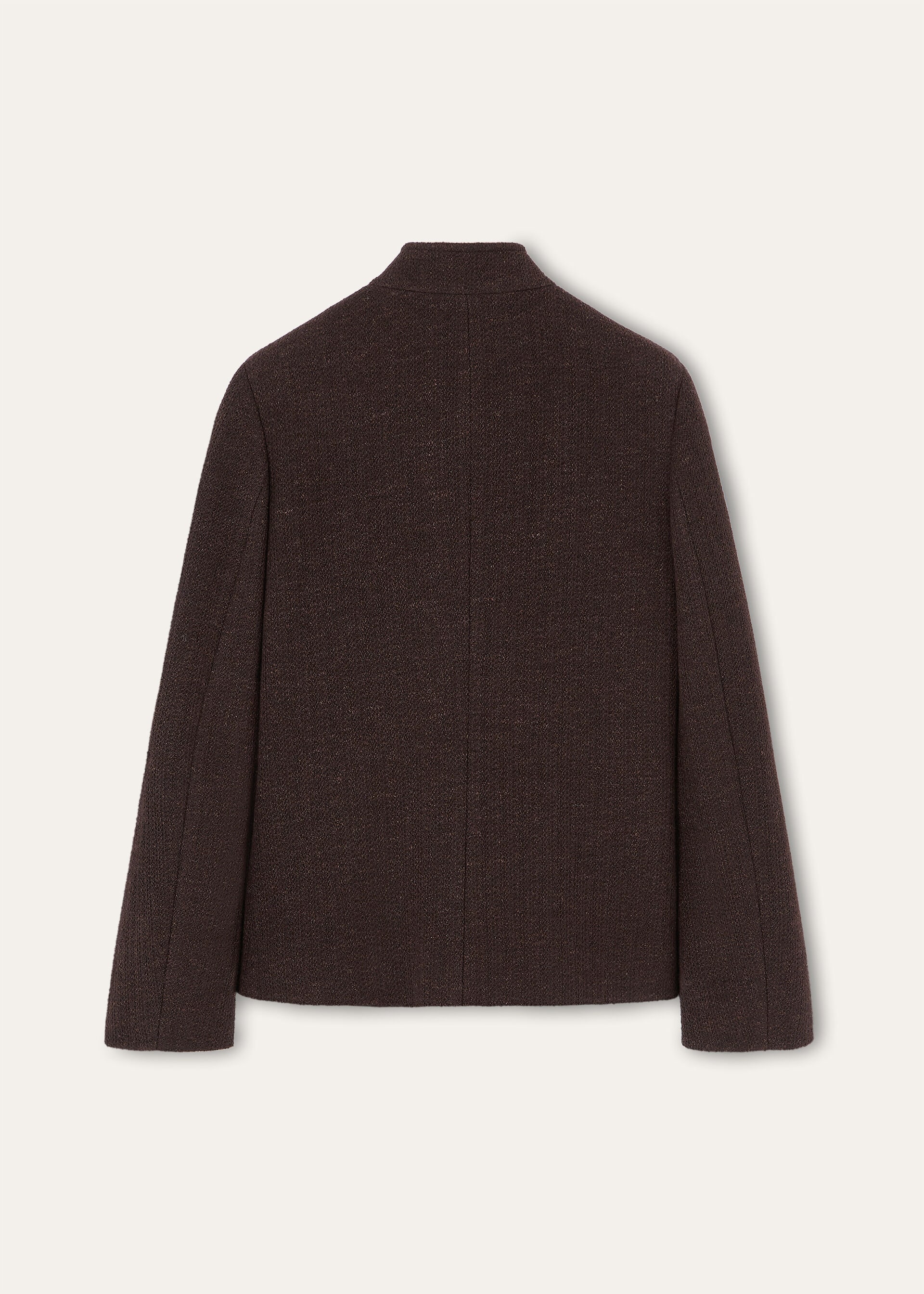 SPAGNA MINI SB JACKET MOULINE' WOOL LINEN SILK