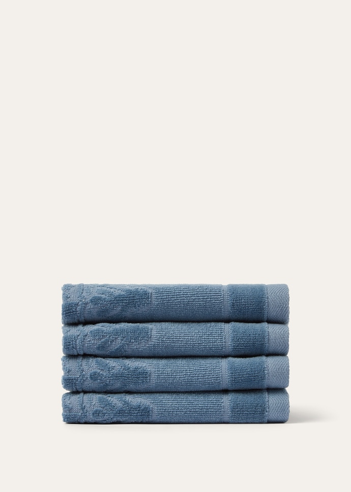 SET OF 4 WASHCLOTHES CREST COTTON_FAP6548_705W_NR_1
