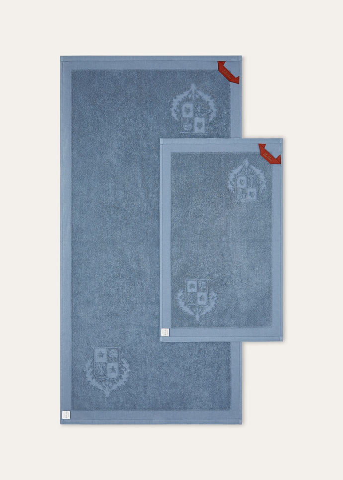 SET OF GUEST & FACE TOWEL CREST COTTON_FAP6549_705W_NR_4