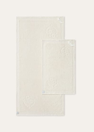 SET OF GUEST & FACE TOWEL CREST COTTON