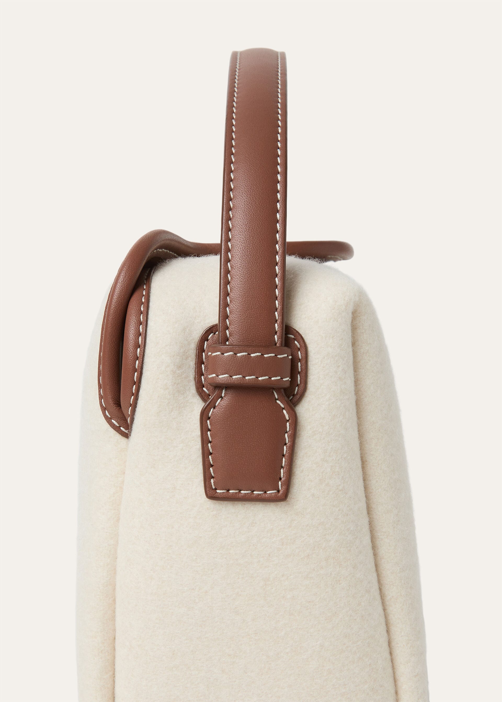 LP TRAVEL POUCH MELTON CASH/ROUNDED LEATHER