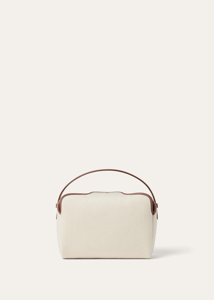 LP TRAVEL POUCH MELTON CASH/ROUNDED LEATHER_FAP6562_B5SP_NR_1