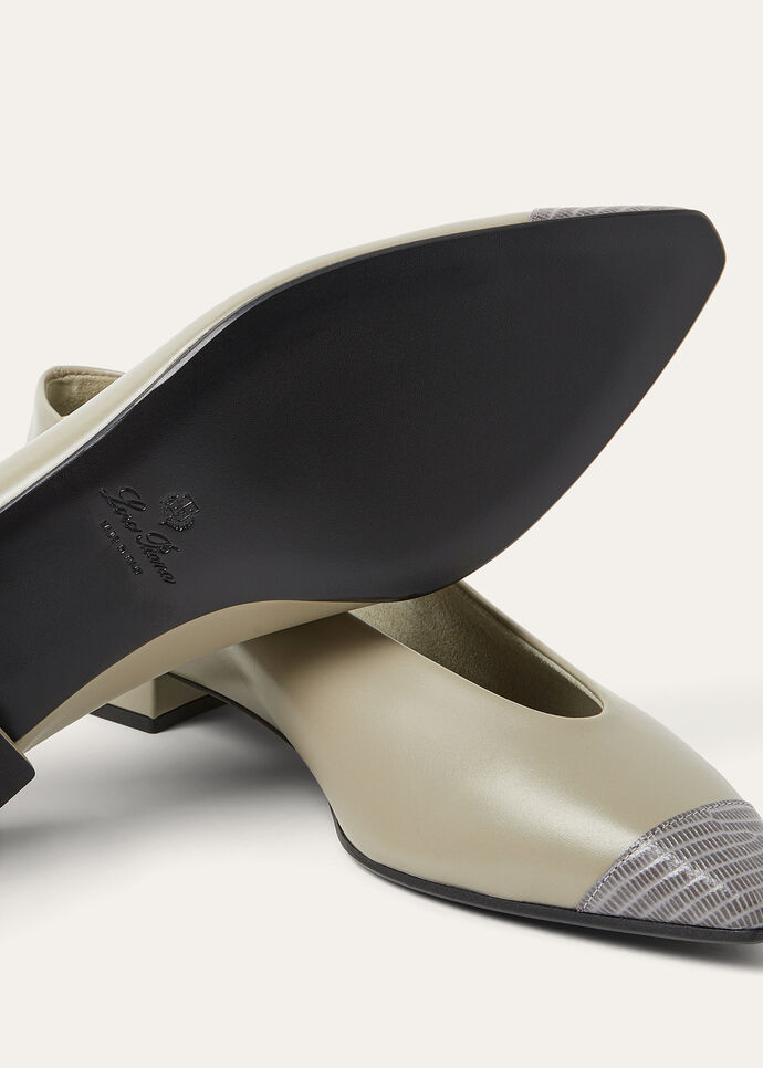 REBECCA CAP TOE BALLERINA LUX. CALF & LIZ. PRINT_FAP6648_B5AU_4