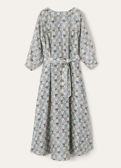 MINA DRESS CARDO VENEZIANO SILK