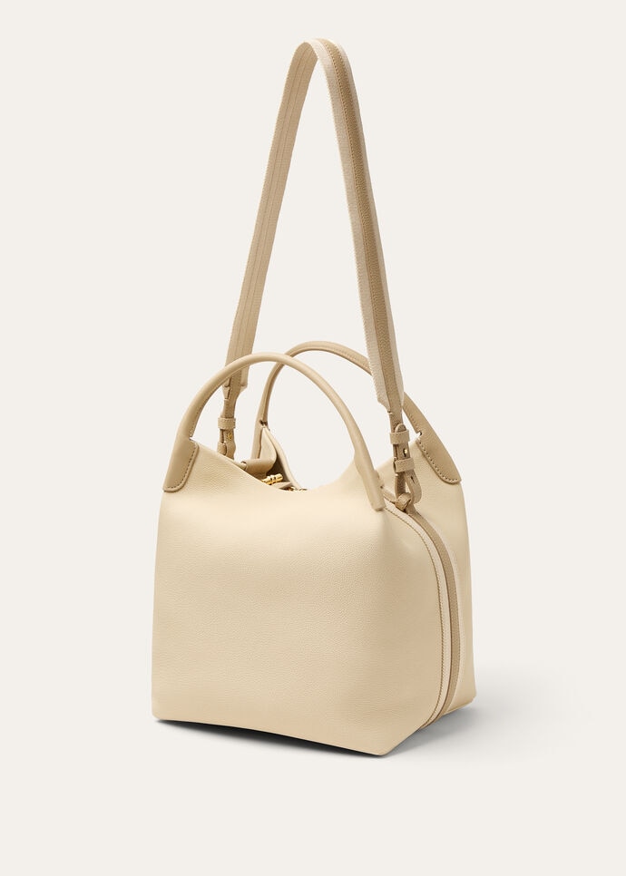 BALE LARGE FINE GRAINED LEATHER DOUBLE COLOR_FAP6654_B4XK_NR_4