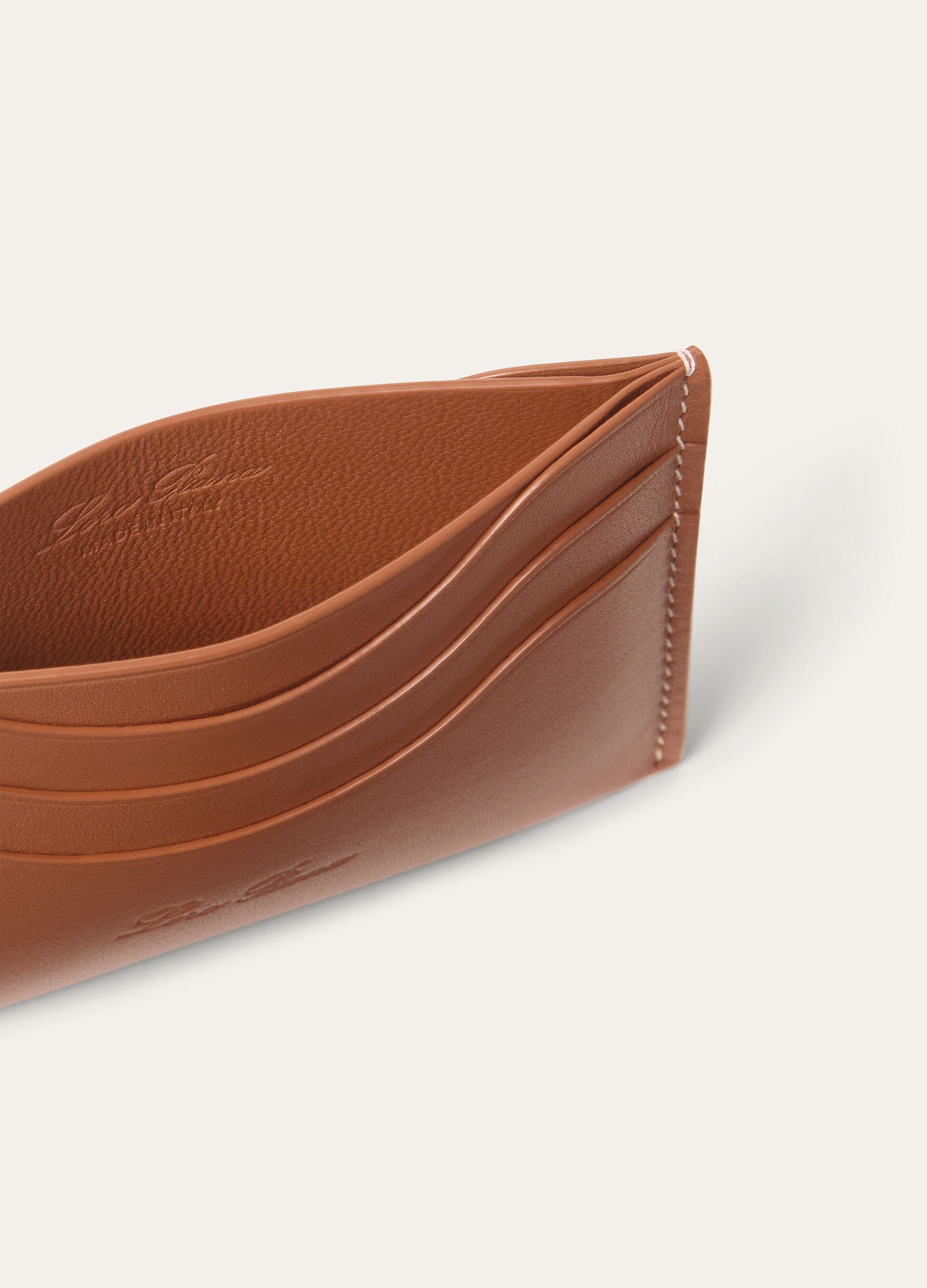 EXTRA CARDHOLDER ROUNDED LEATHER
