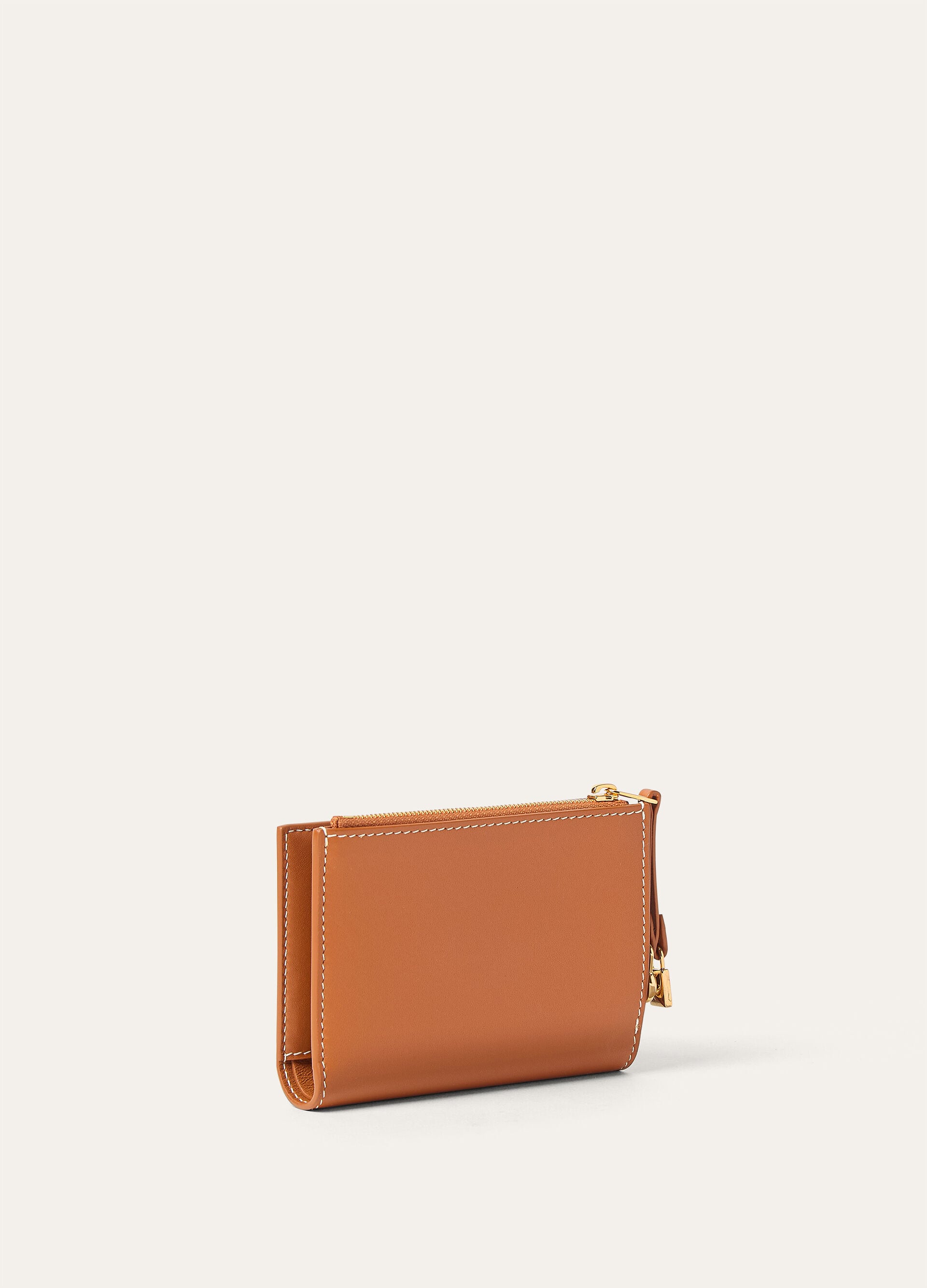 EXTRA BIFOLD ZIP WALLET ROUNDED LEATHER