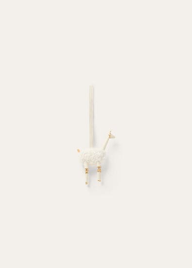 VICUNA CHARM CASHMERE/ROUNDED LEATHER