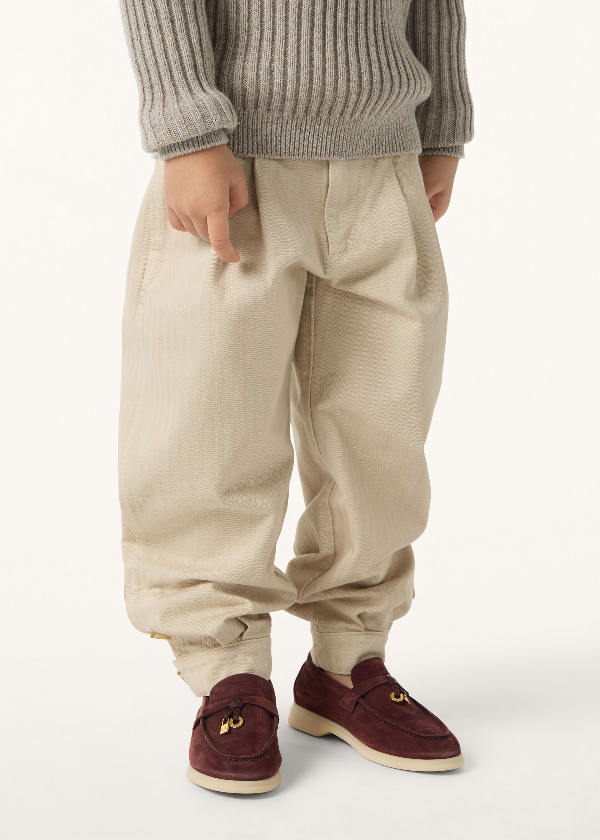 ROBERTO PANTS MINI CHEVRON