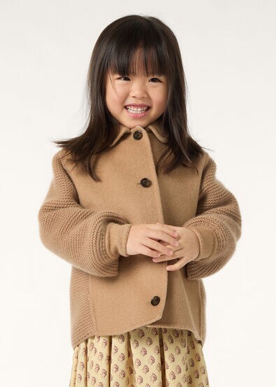 MEGAN BLOUSON BABY CAMEL DOUBLE