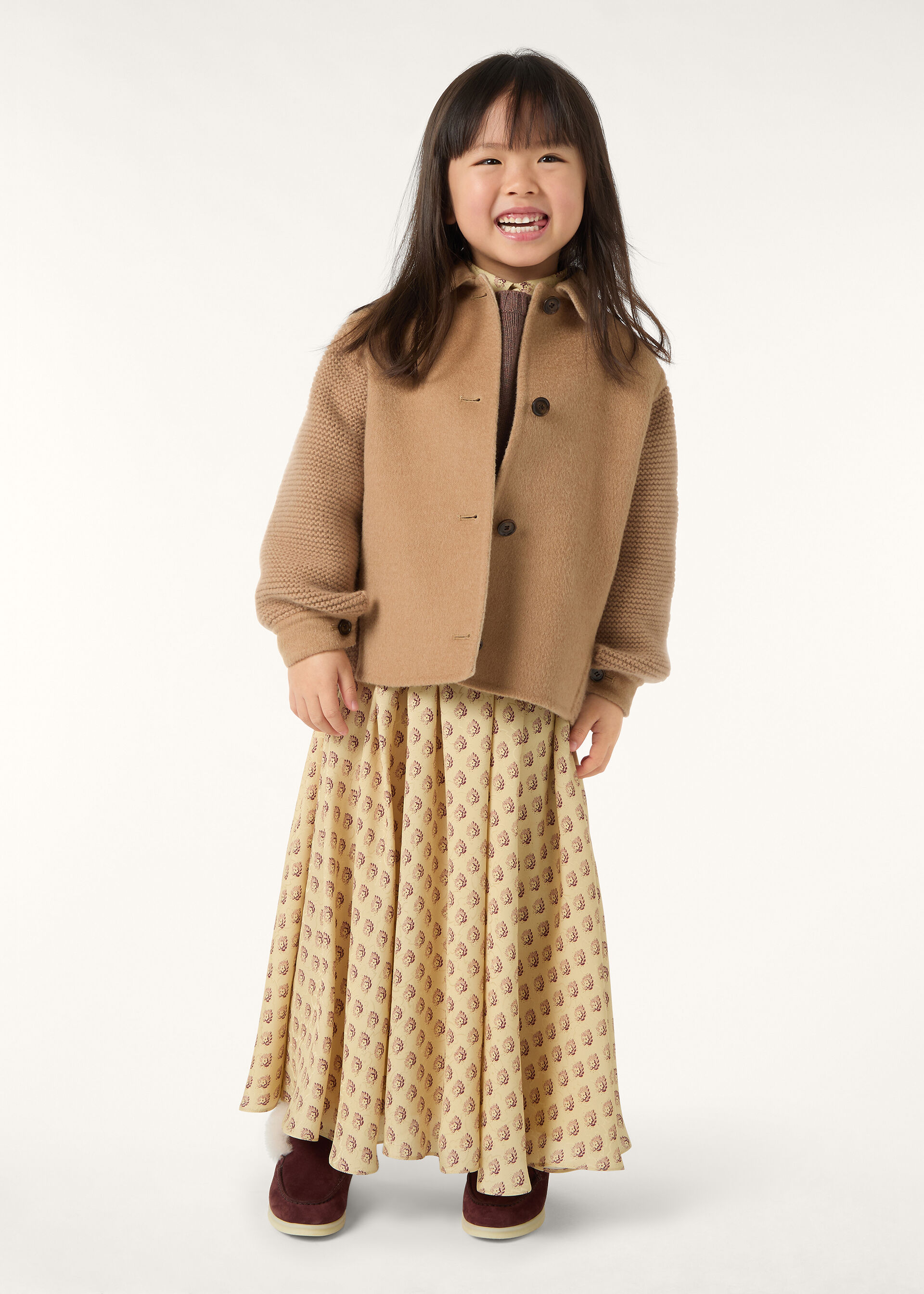 MEGAN BLOUSON BABY CAMEL DOUBLE