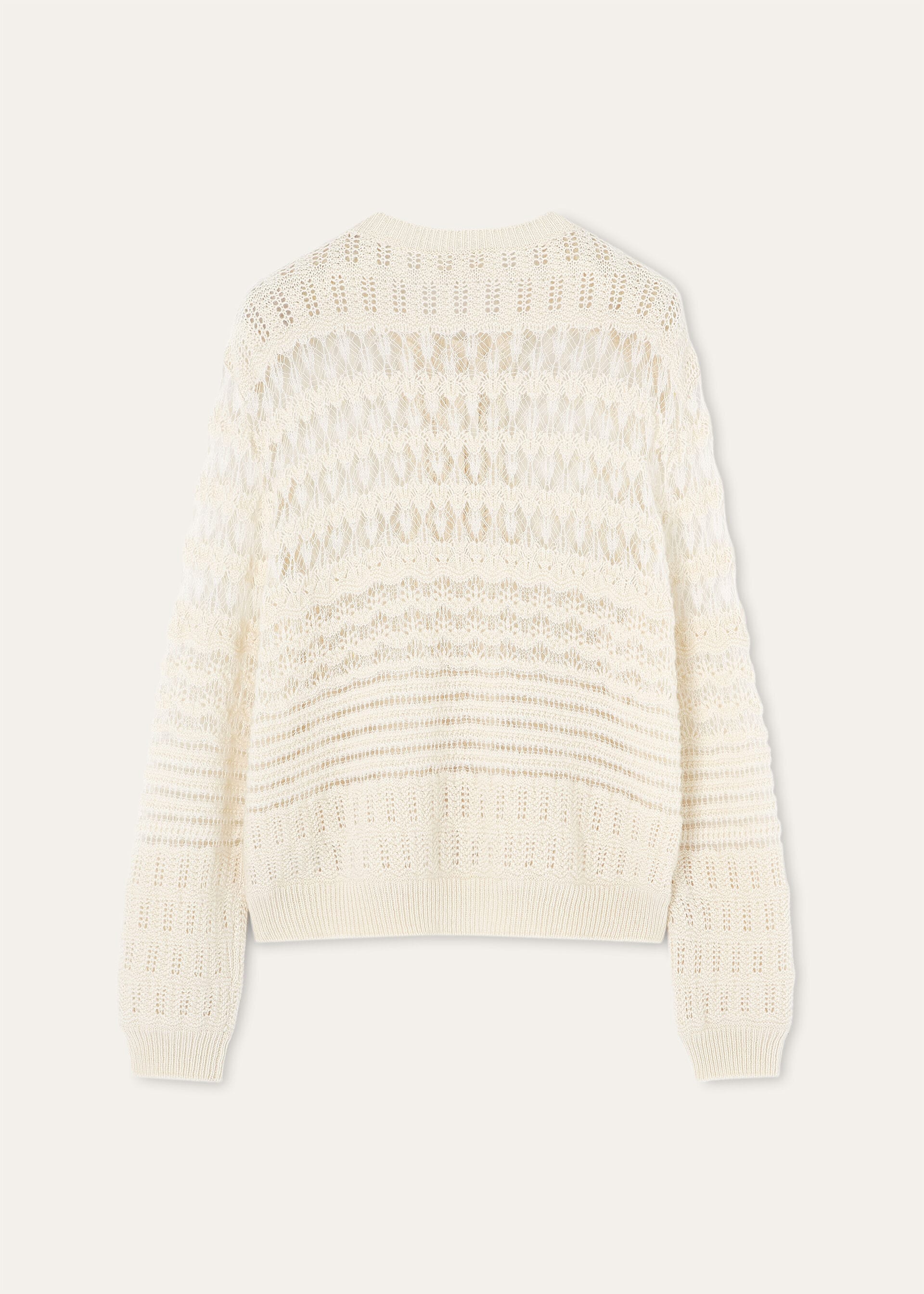 COCOONING LACEY FANT. CARDIGAN SW. CASH SILK GG 7