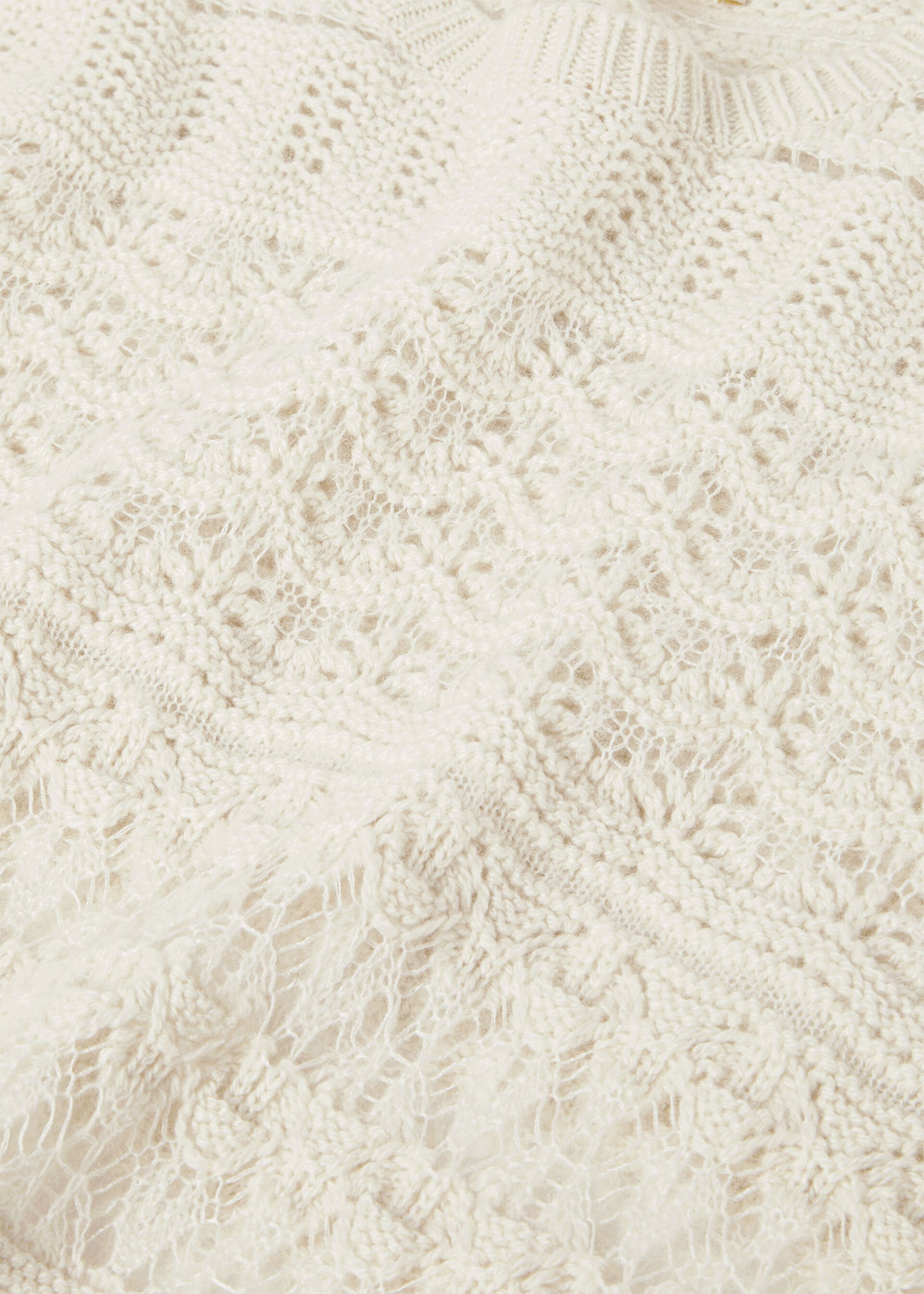 COCOONING LACEY FANT. CREWNECK SW. CASH SILK GG 5