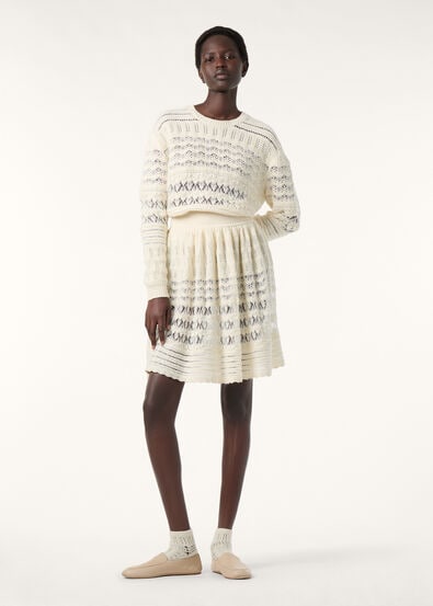COCOONING LACEY FANT. CREWNECK SW. CASH SILK GG 5