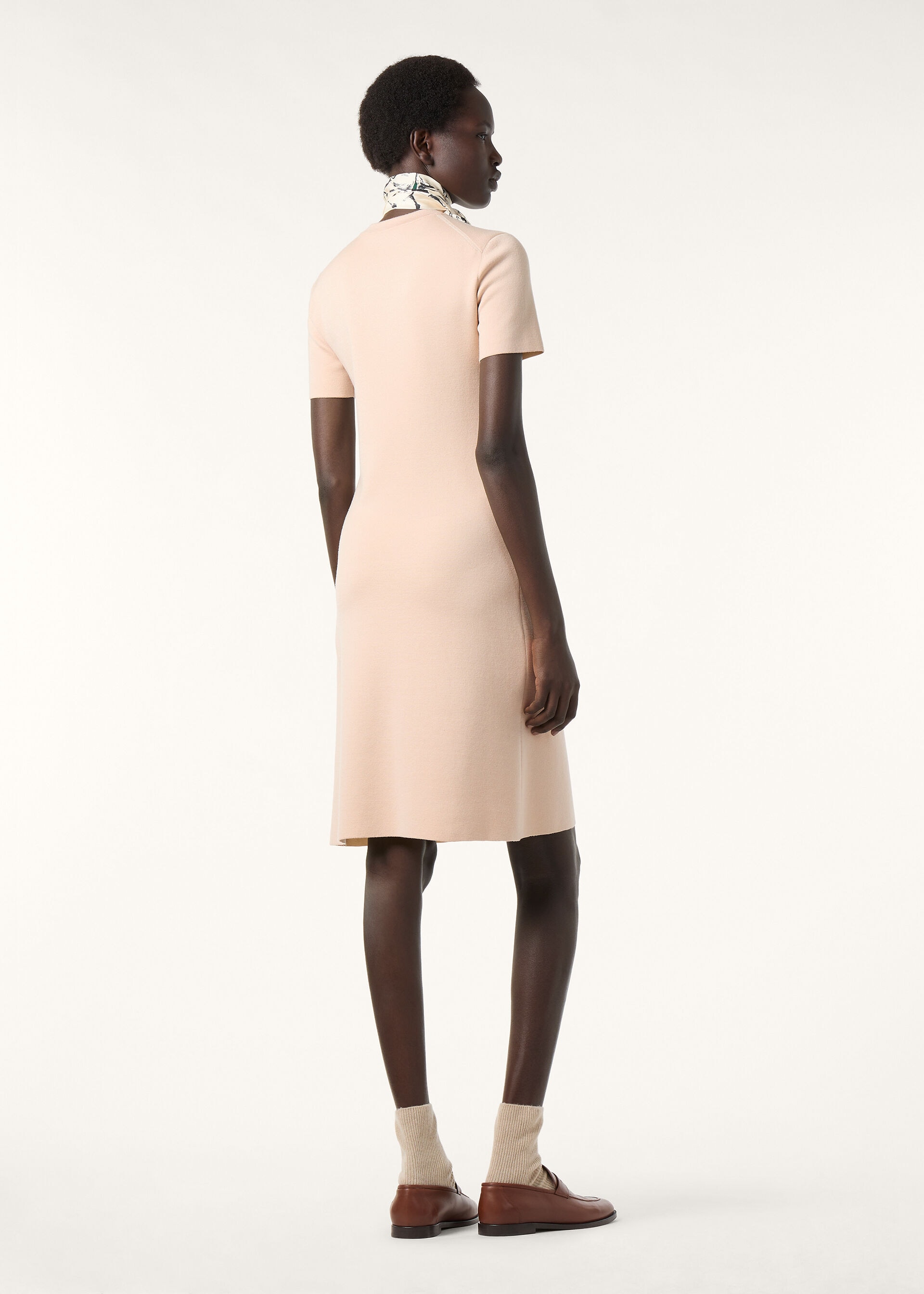 DOUBLE ROYAL LIGHTNESS DRESS WOOL SILK GG 18