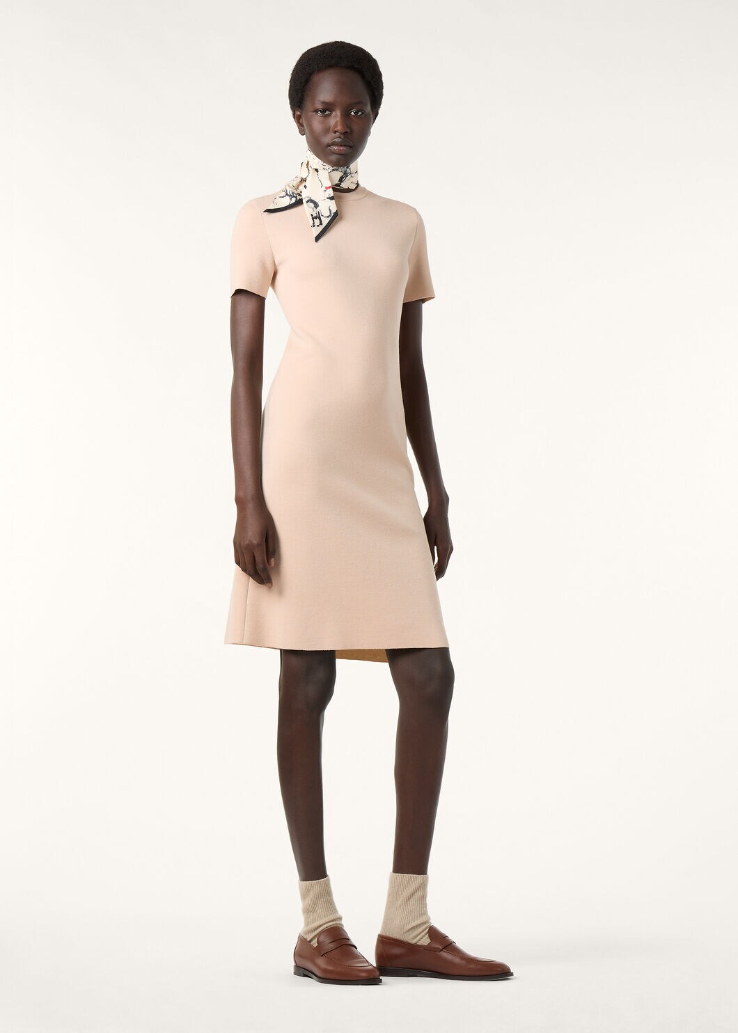 DOUBLE ROYAL LIGHTNESS DRESS WOOL SILK GG 18