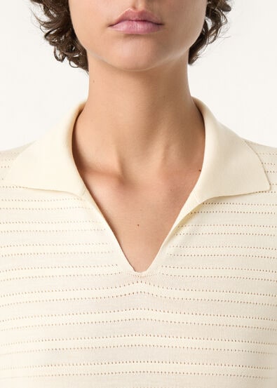 TOUCH ROYAL LIGHTNESS SS POLO WOOL SILK GG 18
