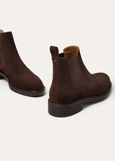 OLIVER WALK CHELSEA BOOT BROGUE SUEDE
