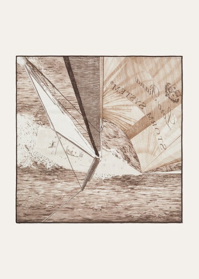 LORO PIANA STORM SYSTEM FOULARD 90 WOOL