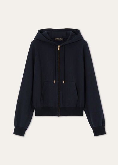 VIERA HOODED BOMBER LUXURY FLEECE