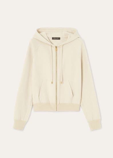 VIERA HOODED BOMBER LUXURY FLEECE