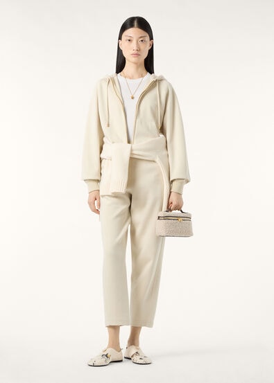 VIERA HOODED BOMBER LUXURY FLEECE