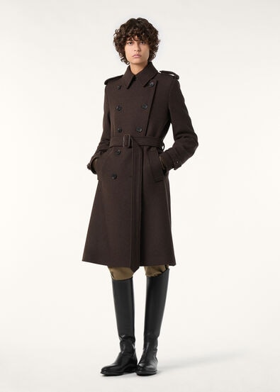 KERRIL DB COAT WOOL TWEED