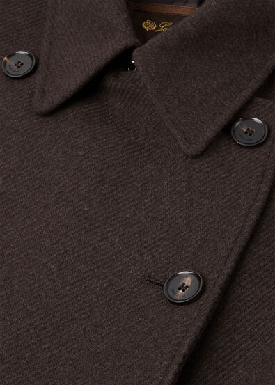 KERRIL DB COAT WOOL TWEED