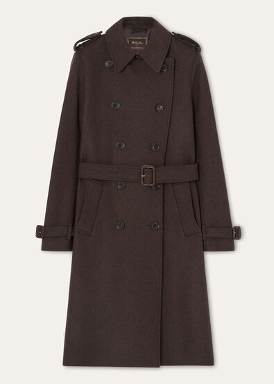 KERRIL DB COAT WOOL TWEED