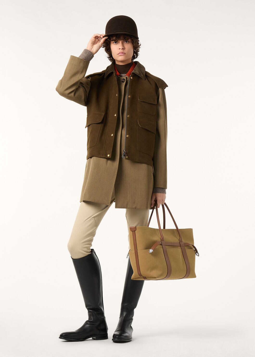 CLADY VEST WAXED MOLESKIN