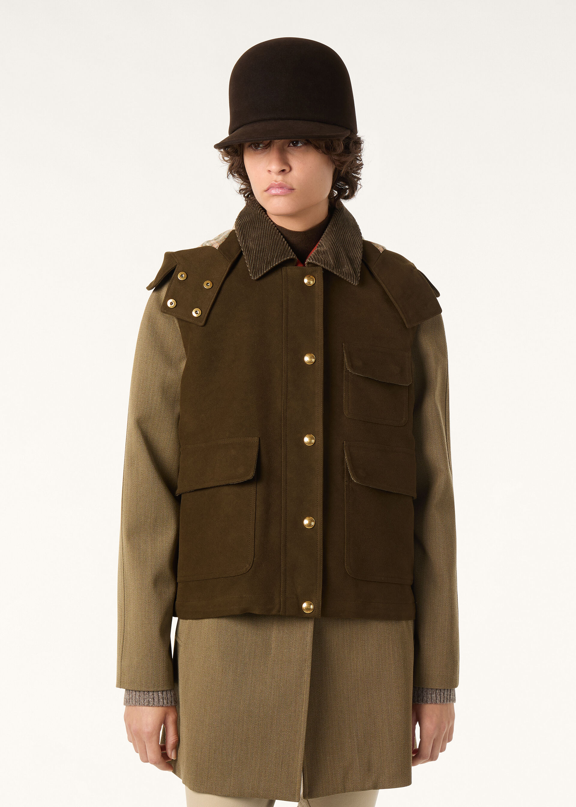 CLADY VEST WAXED MOLESKIN