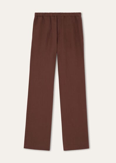 MARLYN TROUSERS LIGHT LINEN SILK