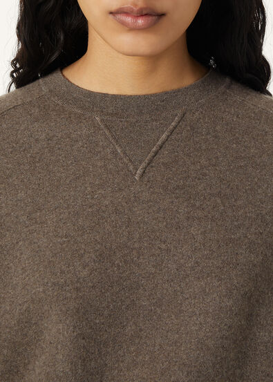 ACACIA SWEATSHIRT FLEECE CASH COTTON