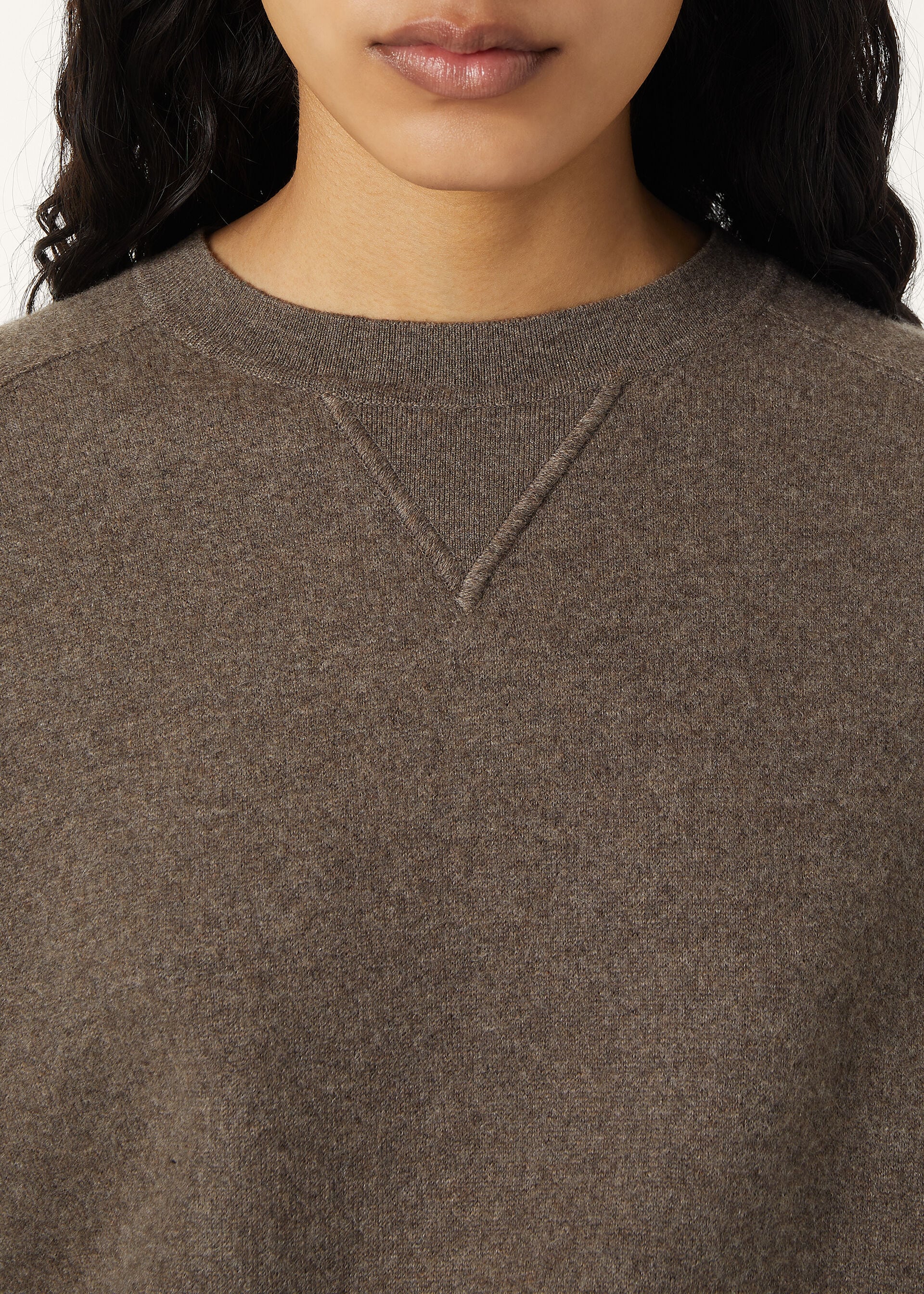 ACACIA SWEATSHIRT FLEECE CASH COTTON