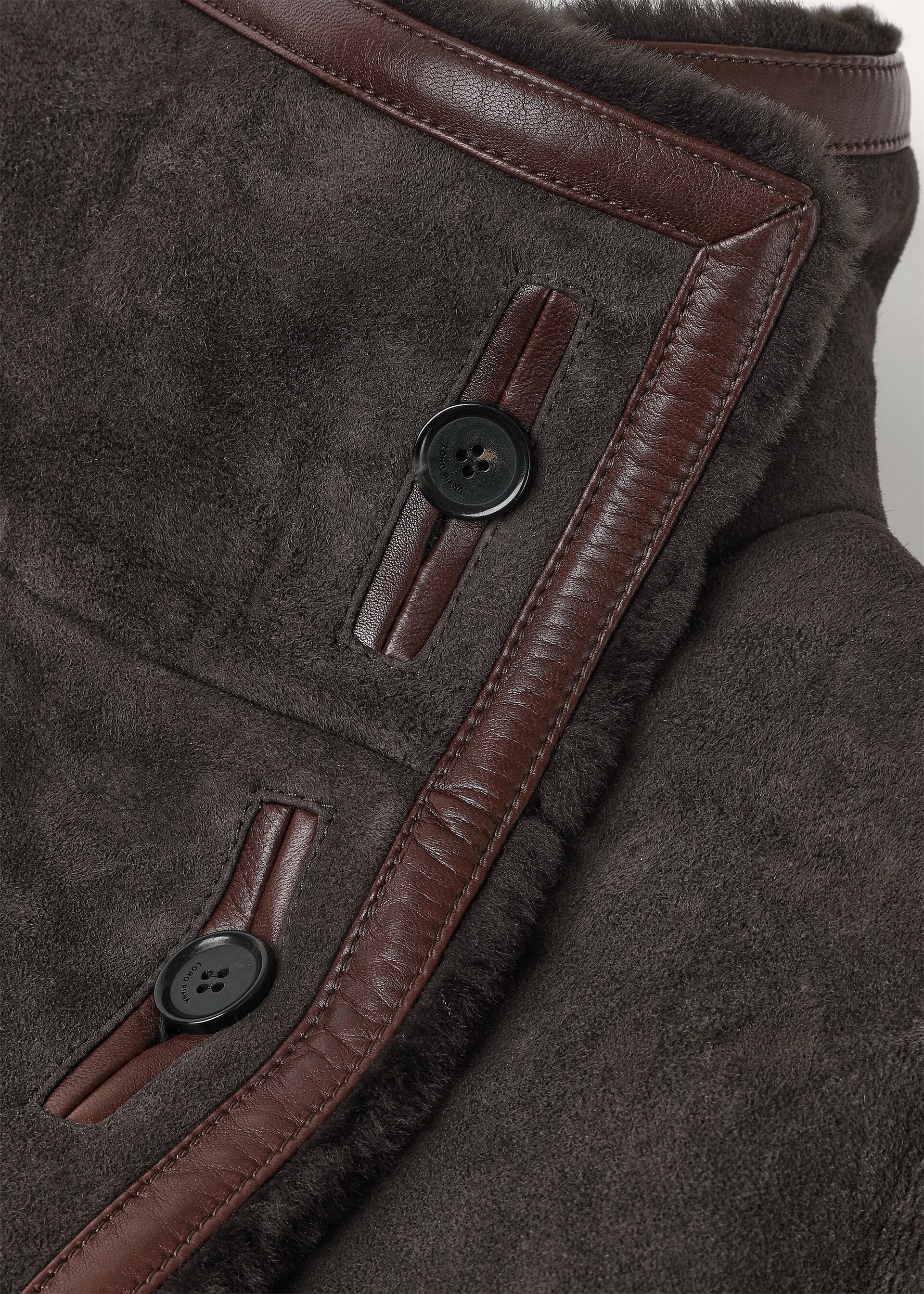 JEKEL BLOUSON MERINO SUEDE SHEARLING