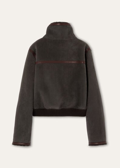 JEKEL BLOUSON MERINO SUEDE SHEARLING