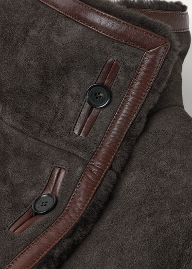 JEKEL BLOUSON MERINO SUEDE SHEARLING