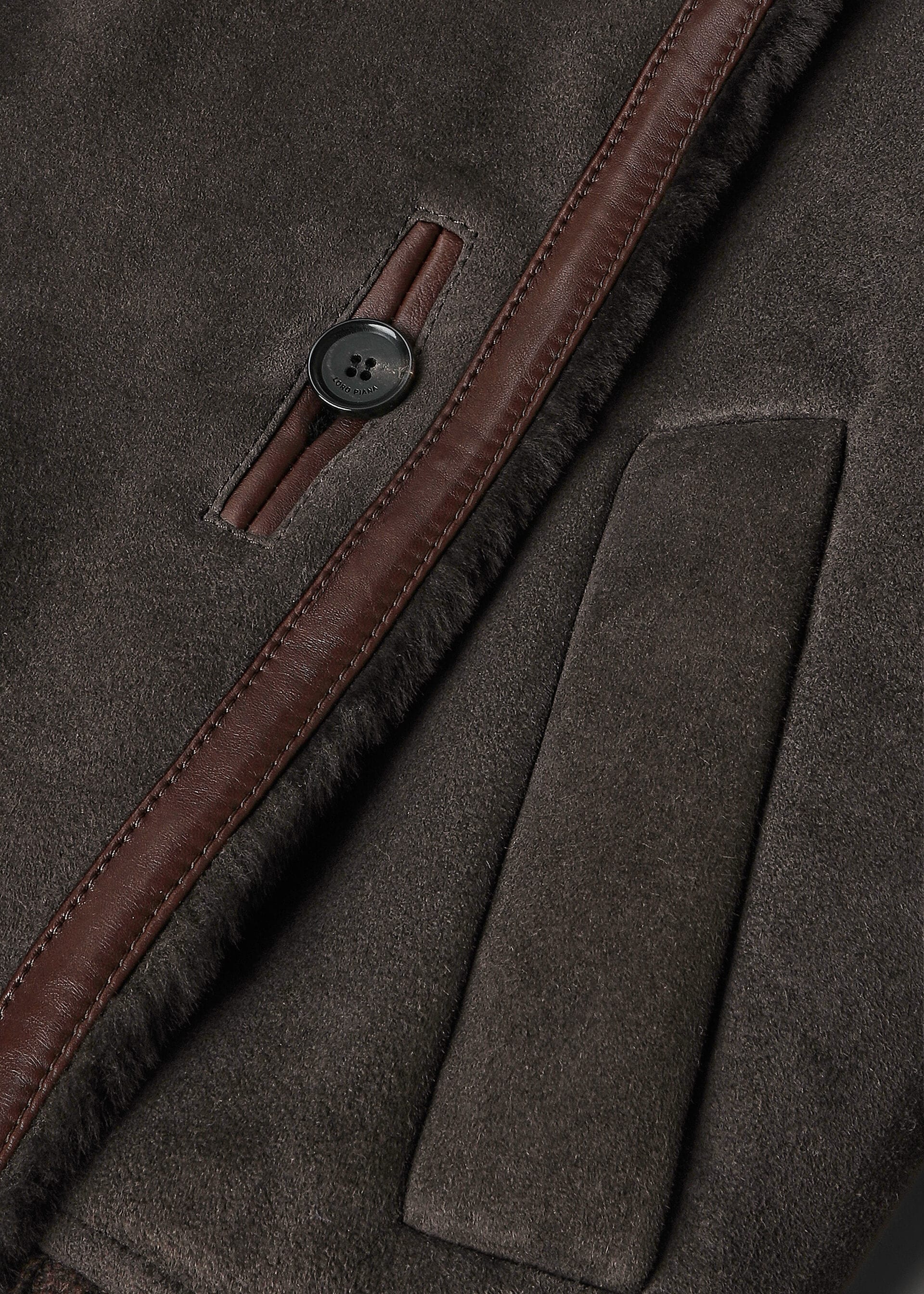 JEKEL BLOUSON MERINO SUEDE SHEARLING