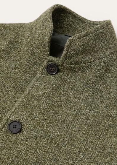 SPAGNA SB JACKET MOULINE' WOOL LINEN SILK